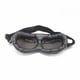 thumbnail image 3 of Vintage Cromo Motocicleta Deporte Medio Casco Gafas color shamjiam anteojos de la motocicleta, 3 of 7