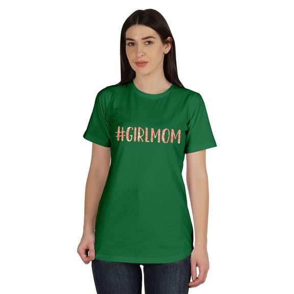 Inkmeso #Girlmom Graphic Tshirt Short Sleeve Women Cotton Tee Casual Blouse