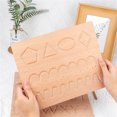 thumbnail image 1 of XWSHYW Juguetes para Niños Pequeños Tablero Braille de Geometría de Letras Digitales de Educación Temprana de Madera, 1 of 2