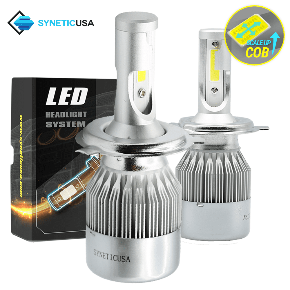 H4 252W 25200LM CREE LED Headlight Kit Hi/Low Beam Bulb White 6000K Power USA