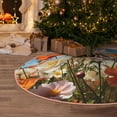 thumbnail image 5 of KLL Christmas Tree Skirt,Party Decorations Farmhouse for Christmas Decorations Holiday Party 36" -Vibrant Field Of Blossoms, 5 of 6