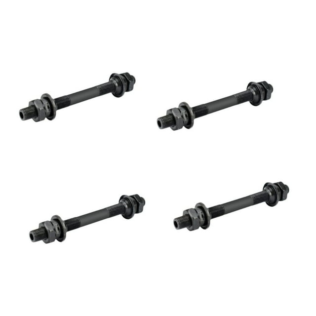 Bike Axle 108mm 145mm Bike Rear Hub Axle 3/8" Black Hub Conical 108mmx4