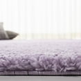 thumbnail image 4 of SAFAVIEH August Carlene Solid Plush Shag Area Rug, Lilac, 2'3" x 4', 4 of 7