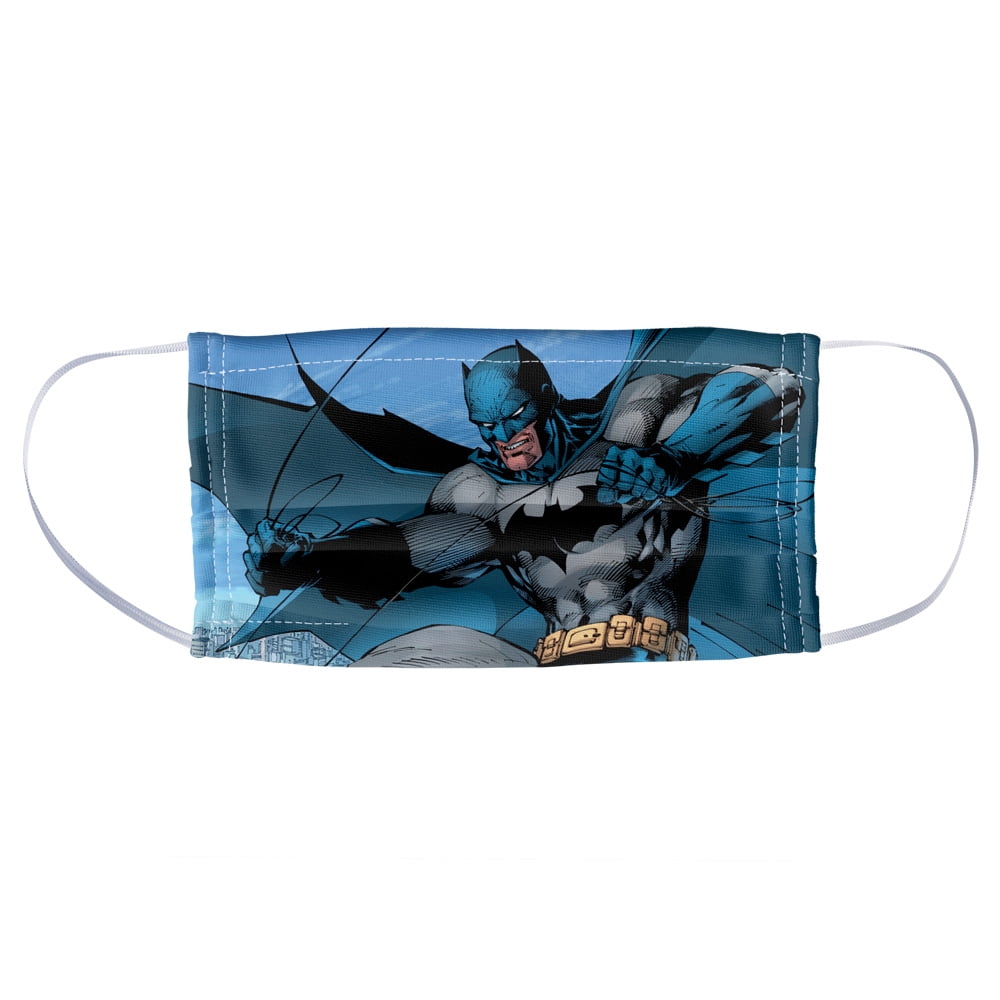 Batman Blue Sky 1-Ply Reusable Face Mask Covering, Unisex
