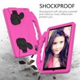 thumbnail image 7 of Allytechgroup Kids Shockproof Case for Samsung Galaxy Tab A7 10.4" 2022 2020 (SM-T509 T500 T505), EVA Thumb Design Kids Friendly Handle Stand Lightweight Case for Galaxy Tab A7 10.4", Rose, 7 of 7