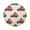 Red Truck with Presents, variant on 15.4" Round Placemat Set of 1 Polyester Fabric Place Mats Non-Slip Dining Kitchen Table Mats for Kitchen Party Decor Red Truck with Presents