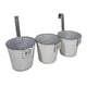 thumbnail image 3 of Macetas colgantes para flores, cesta de hierro para regalo, cubo colgante, maceta colgante, cesta para macetas colgantes para cocina interior y, 3 of 8