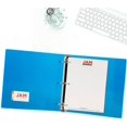 thumbnail image 4 of JAM Paper Assorted Plastic 3 Ring Binders, 3 inch, Red, Green, Blue & Orange, 4 per Pack, 4 of 4