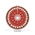 thumbnail image 2 of Elainilye Christmas Tree Skirt Washable Short Pile High-Definition Printed for Holiday Decor Tree Rug, 2 of 6