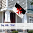thumbnail image 3 of ANLEY Fly Breeze 3x5 Foot Knights Templar Battle Flag - Roman Catholic Church Flags Polyester with Brass Grommets, 3 of 7