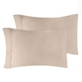 thumbnail image 2 of Superior Egyptian Cotton 400 Thread Count Pillowcases, Set of 2, Standard, Tan, 2 of 5