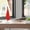 white, variant on koolsoo Flag Holder Desktop Flag Holder Desktop Sturdy Mini Flags Holder Meeting Extension Office Table Flag Stand, Desktop Flag Stand 9.5cmx9.5cmx27cm