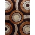 thumbnail image 4 of Soft Cozy Circular 3D Fluffy Round Design, Lavender, 7'6" x 10'3" Area Rug/Carpet by Makymo, 4 of 4