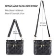 thumbnail image 4 of Women Nylon Casual Crossbody Handbag Lightweight Multi-Pocket Shoulder Bag, 4 of 7