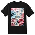 thumbnail image 2 of Plus Size Shirt for Women Oversized Black Tops for Women Short Sleeves Shirt for Women Flower19 T Shirt Crewneck Shirt for Women M, 2 of 5