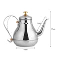 thumbnail image 3 of Hervidor de Café Con Cuello de Cisne de Acero inoxidable, tetera con filtro de té, interior de cromado, 1,2 l, 3 of 7