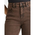 thumbnail image 4 of Time and Tru Women's High Rise Barrel Jeans, 26.5" Inseam, Sizes 0-20, 4 of 5