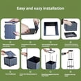 thumbnail image 5 of CHENjy Self-Watering Raised Garden Bed, Elevated Planter with Climbing Frame for Vegetables, Large Flower Pots for Outdoor Patio, Durable No Tools Assembly Planters, 5 of 5