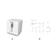 thumbnail image 2 of Sidaley Switch Bot Sala de estar Dormitorio Mini pulsador compatible con Bluetooth Máquina de control Conjunto de accesorios con pilas Type3 NO3, 2 of 6
