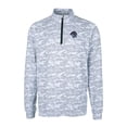 thumbnail image 2 of Men's Cutter & Buck Charcoal Binghamton Rumble Ponies Traverse Camo Print Stretch Quarter-Zip Pullover Top, 2 of 3