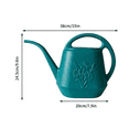 thumbnail image 4 of Large Capacity Watering Can Outdoor,1 Gallon Watering Can with Comfortable Handle Indoor Plant Watering Can Garden Plastic Watering Cans Long Spout for Indoor Outdoor Watering Plants(Green), 4 of 8