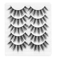 thumbnail image 1 of Pestañas Postizas Rizadas, Pestañas Postizas De Maquillaje Juego De Pestañas Postizas Suaves 5 Pares De Pestañas Postizas Para Maquillaje De Mujeres Y Niñas ANGGREK Otros, 1 of 8