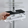 thumbnail image 5 of GFHFHITJ Bathroom&nbsp;Organizers And Storage,Shower Rack Punch- Shower Caddy Shelves Slide Bar For Shower,Shampoo,Soap Holdersuitcase,With Stainless Steel Guardrail,Shower Shelves With Hangin, 5 of 9