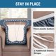 thumbnail image 4 of Fundas de cojín en T de terciopelo elástico de 2 piezas Fundas de cojín de sofá individuales para 2 fundas de cojín de asiento de sofá para fundas de cojín de asiento de sofá con bandas elásticas, GreyStone Blue1 cojín sillón, 4 of 5