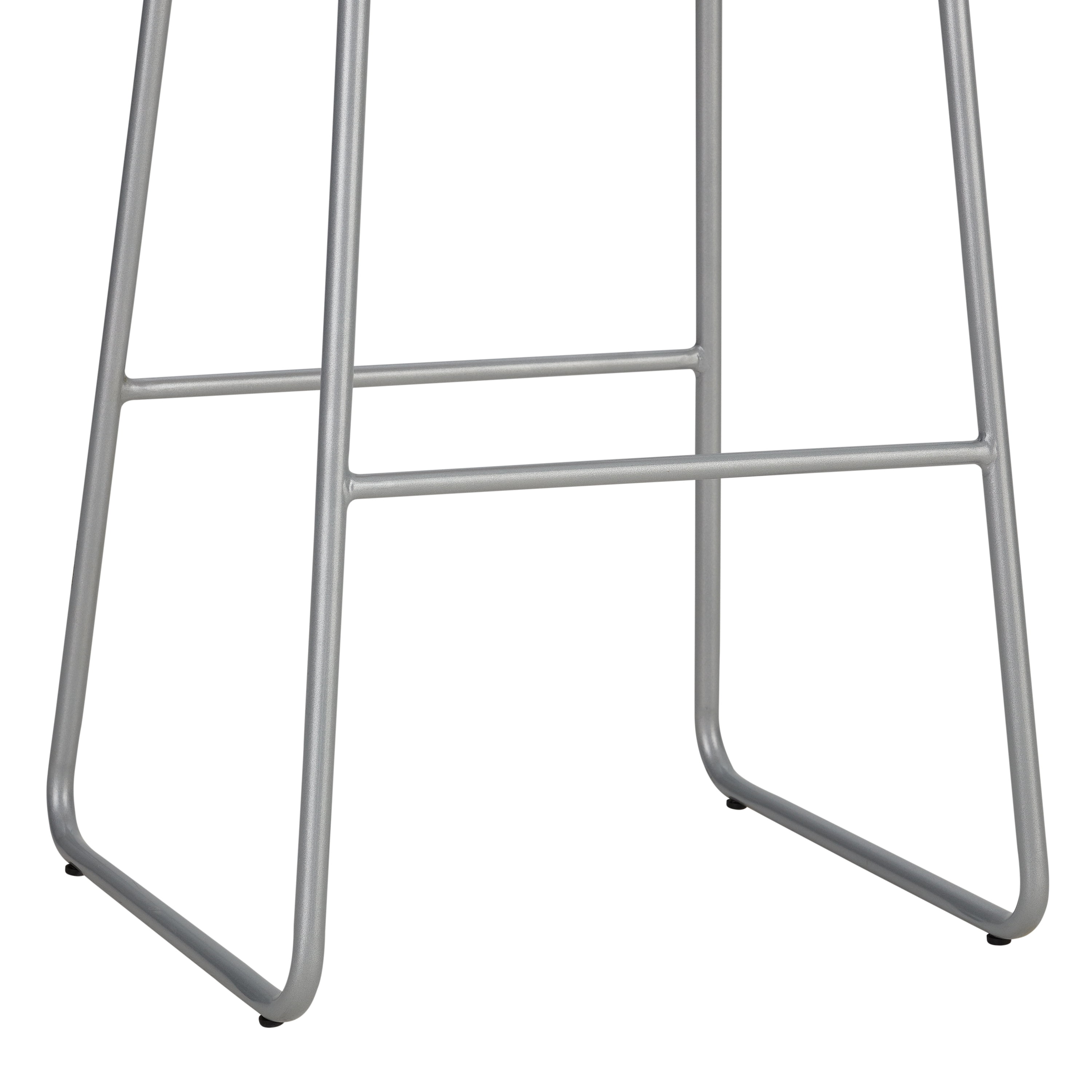 Mainstays Metal Frame Backless Bar Stools, Set of 2, Natural Wood
