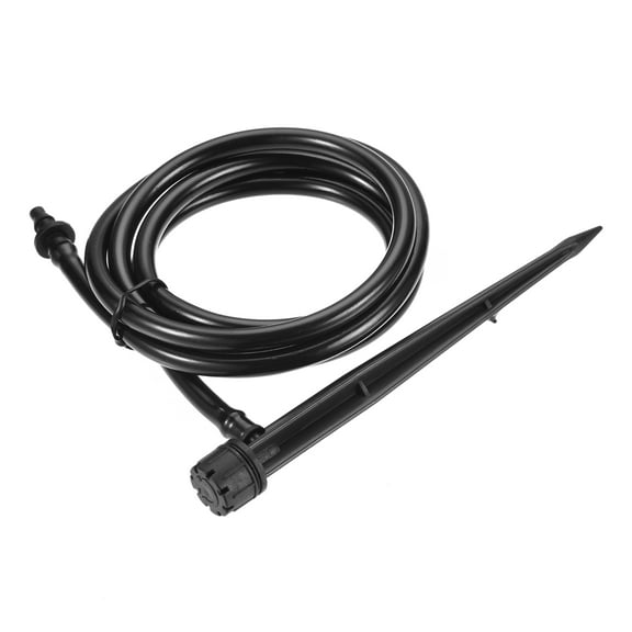 Uxcell Drip Emitters 8 Holes Adjustable with 1/4" Tube and Barb Connector 10 Sets