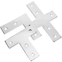 FELTECHELECTR Aluminum Angle Corner Bracket Cross Shape Bracket 14.5x8.5CM Silver