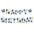 thumbnail image 1 of Banner de Cumpleaños Deportivo Fukaisu Vóley 3D de Papel, 1 of 7