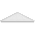 thumbnail image 3 of Ekena Millwork 78"W x 26-3/8"H x 2-3/4"P (Pitch 6/12) Peaked Cap Sunburst Architectural Grade PVC Combination Pediment, 3 of 8
