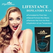 Lifestance 1lb/16oz Jasmine Brazilian Bikini Hard Wax Beads Kit for at Home Sensitive Skin Hair Removal on Face, Body, Legs, Underarms, Eyebrow