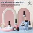thumbnail image 2 of Set de esmaltes de uñas en gel Modelones, 6 colores, rosa y azul nude, 7 ml, 2 of 6