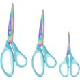 thumbnail image 1 of HAHDAXIA Scissors All Purpose, Sharp Titanium Blades Shears, Rubber Soft Grip Handle, Multipurpose Scissors 3 Pack, Great for Office, Fabric, Craft, Sewing, Arts, School and Home Supplies, Bl, 1 of 7