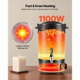 thumbnail image 3 of Wax Melter For Candle Making, 5.3 Qts, Fast And Even Heating, With Easy Pour Spout And Temperature Control, Hourglass Base For Non-Stick Smooth Flow, Wax Melting Pot For Making Candles Soaps, 3 of 10