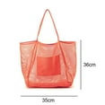 thumbnail image 2 of Bolso de playa portátil para viajes al aire libre, bolso de hombro, color naranja, 2 of 5
