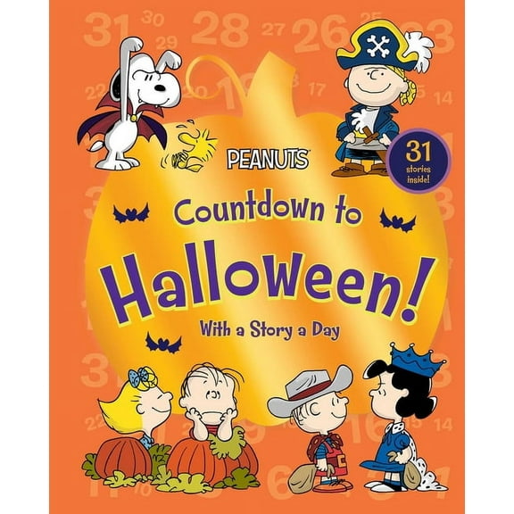 Peanuts Countdown to Halloween!: With a Story a Day, (Hardcover)