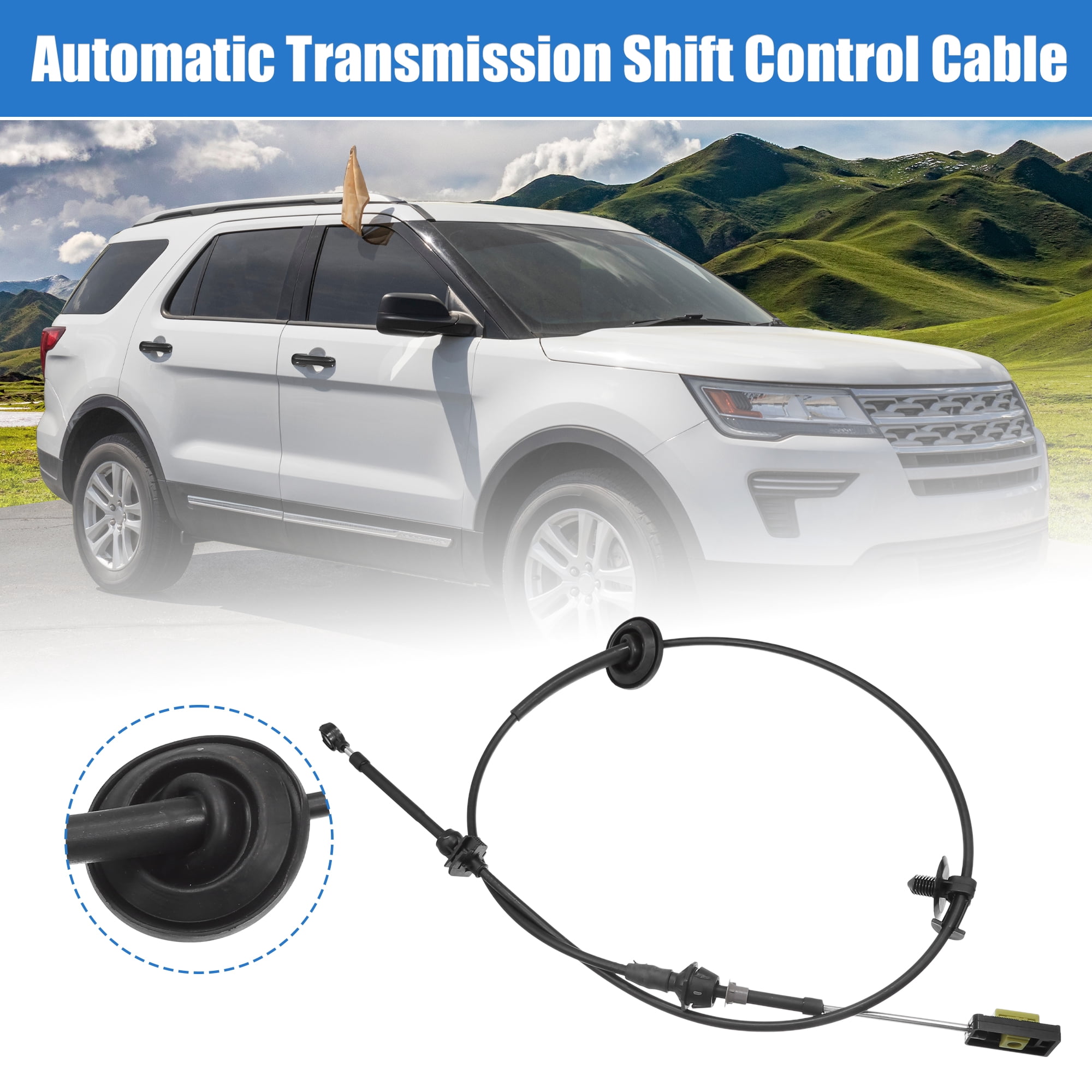 Unique Bargains Auto Gear Shift Cable for Ford Explorer 2002-2005 No.1L2Z7E395AC