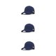 thumbnail image 2 of Sombrero de Béisbol Qarigey Ajustable Algodón Caqui Negro Blanco Gris Azul, 2 of 6