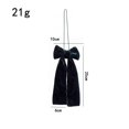 thumbnail image 3 of Christmas Decorations Velvet Bow Ornament Handmade Soft Hanging Bow With Rope For Tree Wreath Garland Wall Door Decor, 3 of 7