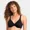 Black, variant on Women's Premium Cotton Stretch Unlined Underwire Bra Color:Gray, Size S-XL+