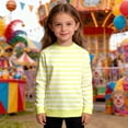 thumbnail image 5 of WOYY Boys Striped Sweatshirt Crew Neck Long Sleeve Pullover Unisex Sweatshirts, Sizes 3-14, 5 of 6