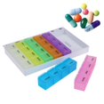 thumbnail image 2 of Wdftyju Caja de almacenamiento de pastillas de 28 compartimentos, caja de pastillas para tabletas de 7 días, soporte para medicina Wdftyju 1qr4ng4kx8pu5ap2, 2 of 6