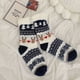 thumbnail image 2 of 3 uds calcetines de pantuflas borrosos antideslizantes forro polar de invierno cálidos y acogedores calcetines gruesos y esponjosos de Navidad-en calcetines de tubo, 2 of 5