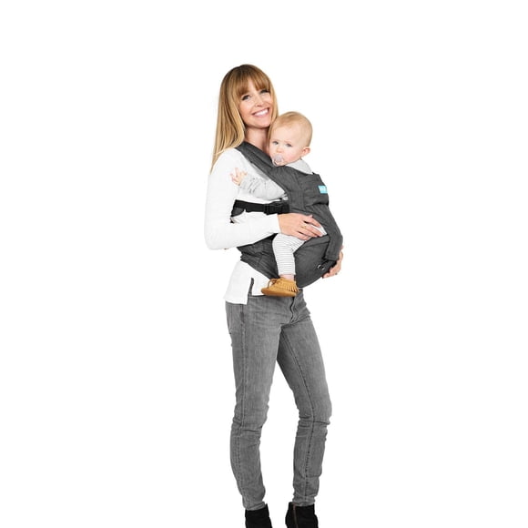 Asiento de Cadera y Portabebés Ergonómico 2 en 1 Moby Negro para Bebé