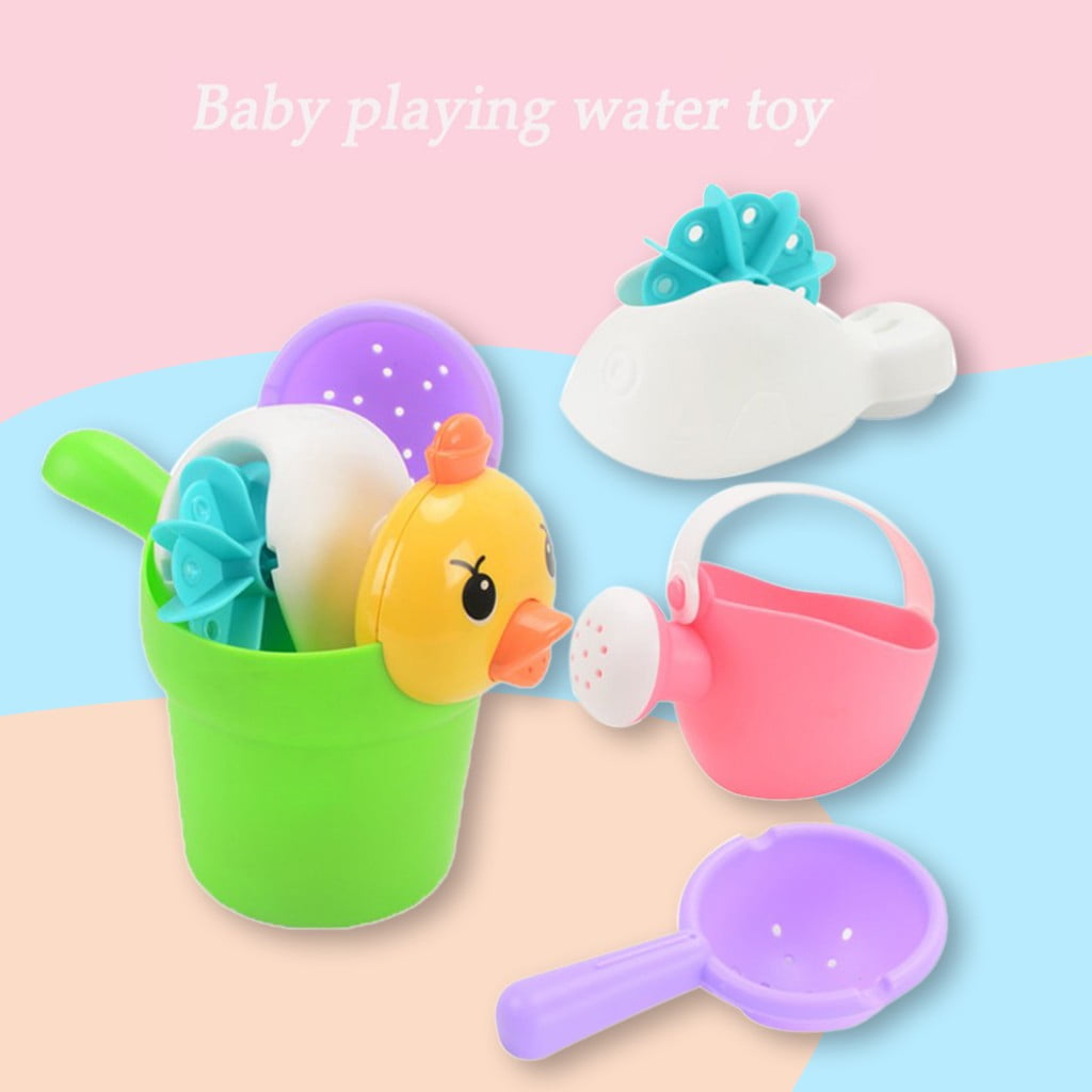 Fun Education Bathtub Children's Baby Shower Toy Gift Set Family Bath