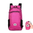 thumbnail image 2 of VBEWZET Foldable Lightweight Hiking Backpack, Colorful Portable Packable Daypack, Large Capacity Outdoor Travel Sports Backpack for Men Women Camping Cycling Hot Pink, 2 of 3