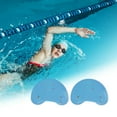 thumbnail image 2 of Unique Bargains 1 Pair Unisex Adult Durable Hand Flippers for Swimming Dark Blue, 2 of 6